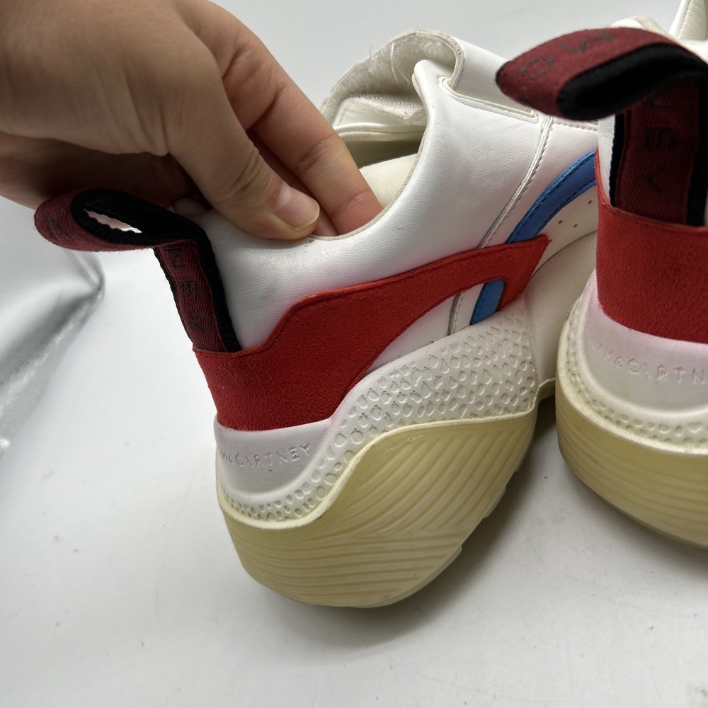 Stella McCartney Eclypse Chunky Double Tab Trainers Sneakers Size 35 - Picture 11 of 16